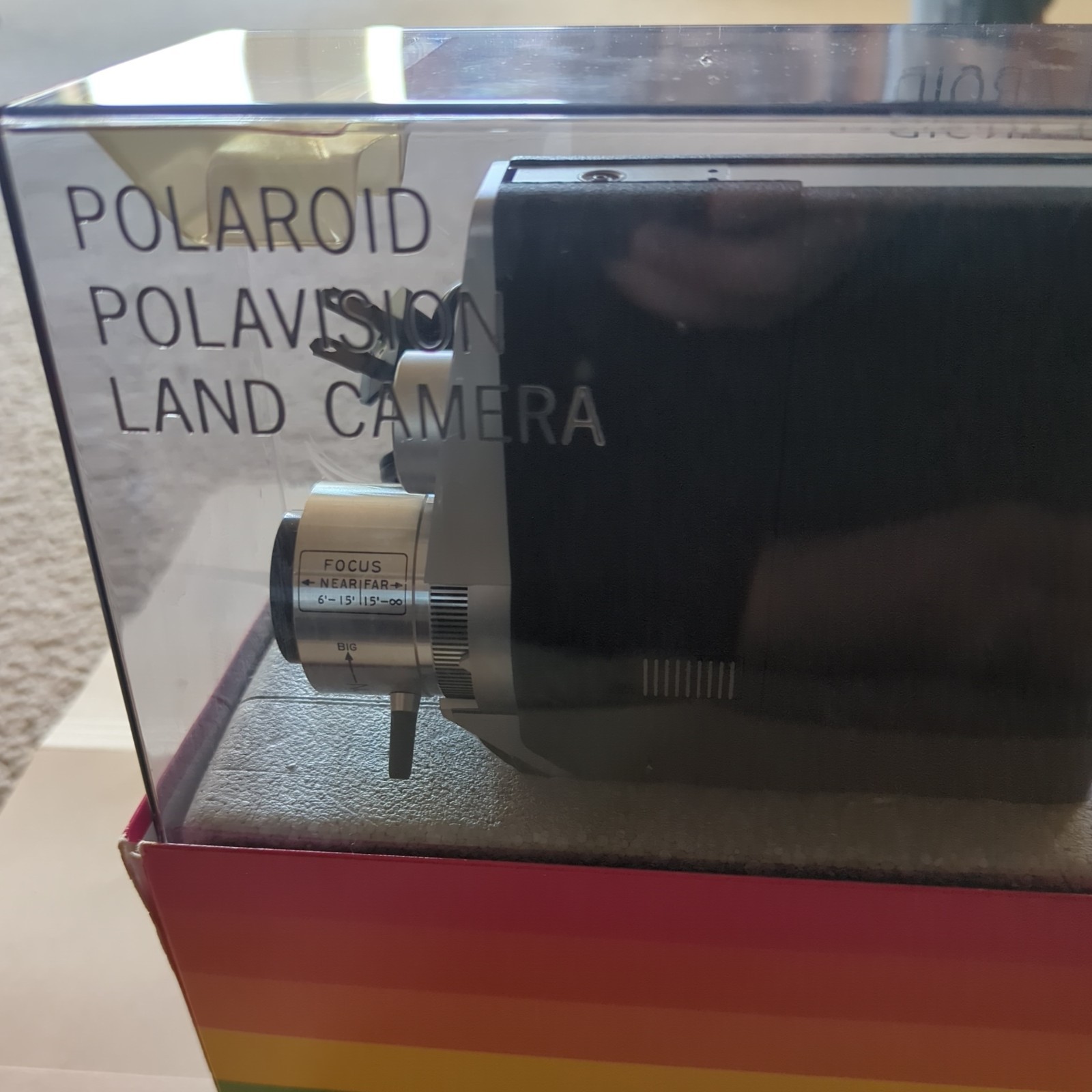 POLAROID POLAVISION LAND CAMERA AND TWI LIGHT IN ORIGINAL BOX LN