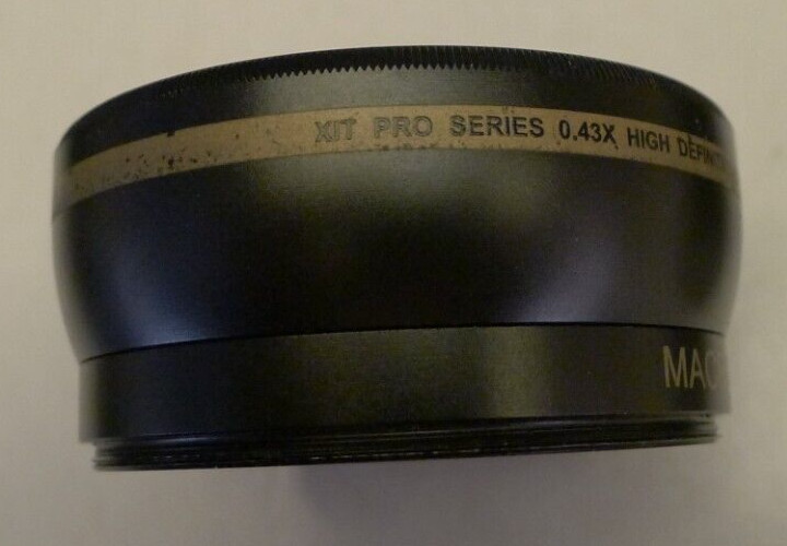 XIT 58mm Pro Series .43X HD AF Wide Angle Lens +Lens Caps BB