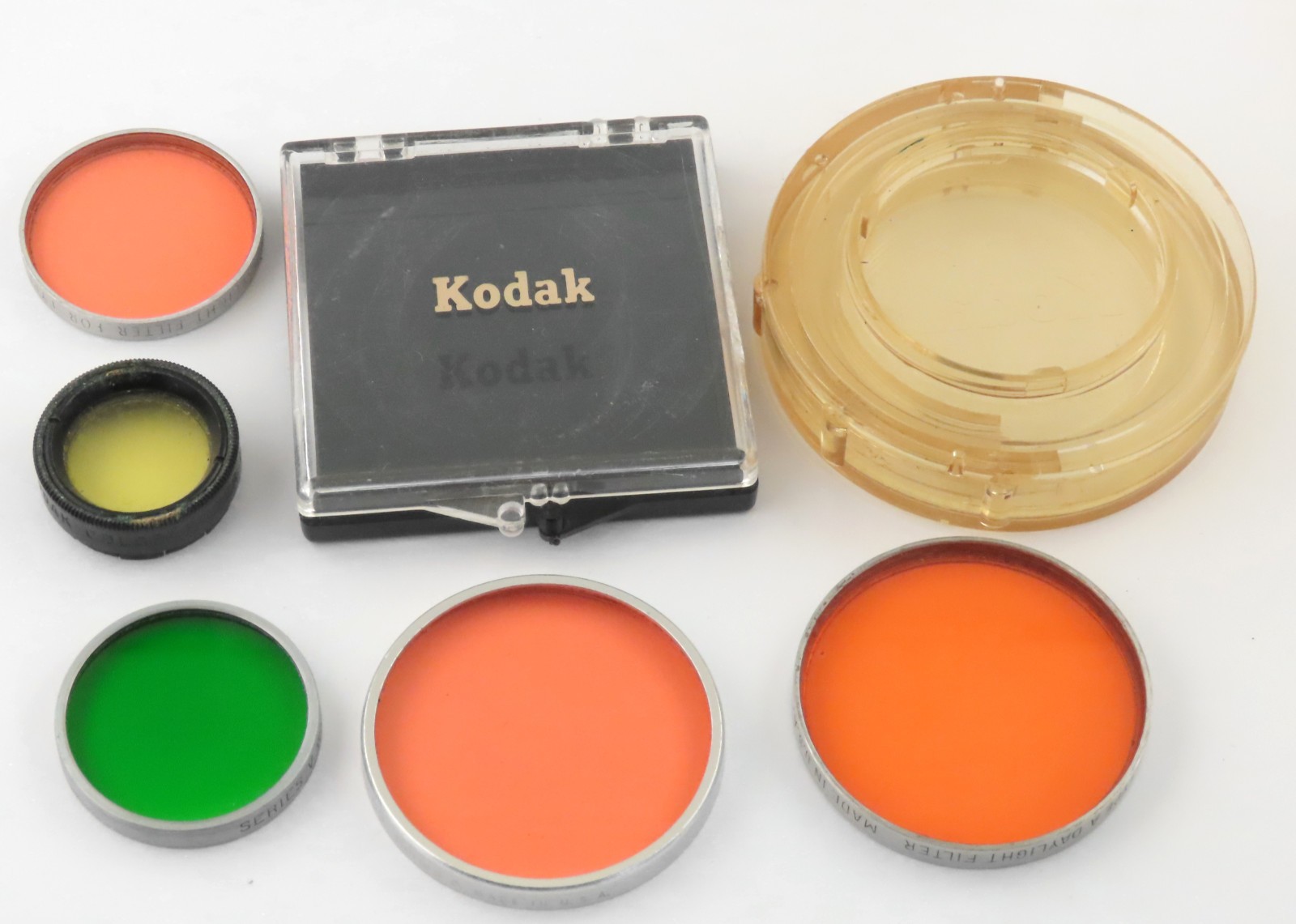 Lot of ANTIQUE / VINTAGE KODAK FILTERS and OTHER ACCESSORIES