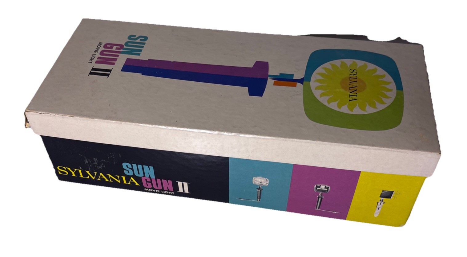 VINTAGE SYLVANIA SUN GUN II MOVIE LIGHT MODEL SG-55 In BOX