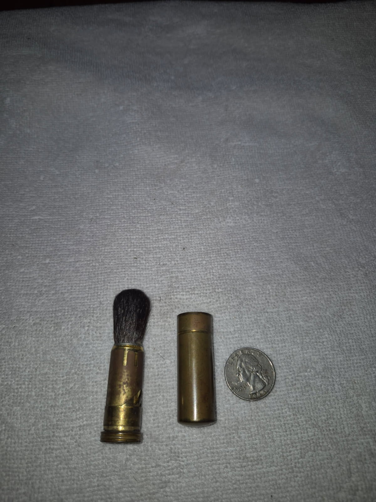 Vintage Brass Retractable Camera Lens Brush DRS5