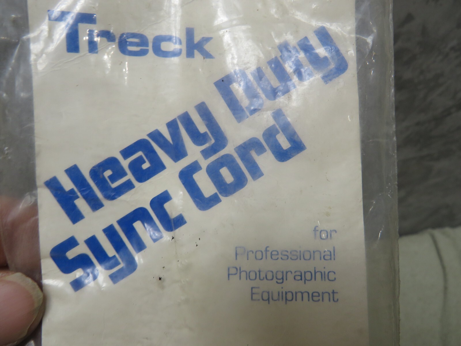 Vintage Photography Treck Heavy Duty Sync Cord Original Package
