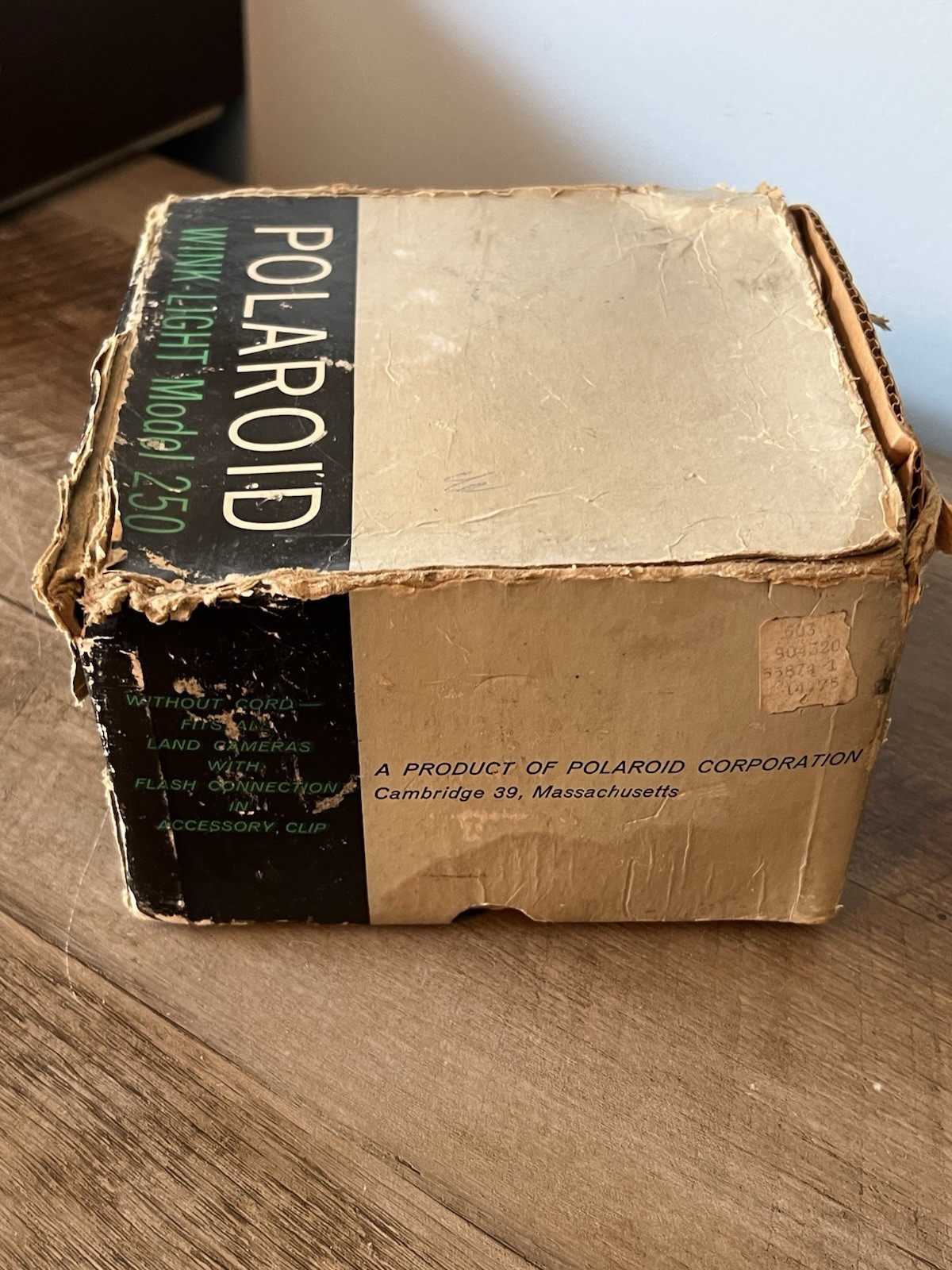 Polaroid Wink Light Model 250 *Untested* 110A Vintage Retro Camera Flash w/ Box