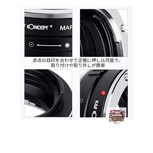 NEW KF CONCEPT Mount Adapter MAF-L Manual Focus Compatible with Sony A-mount and