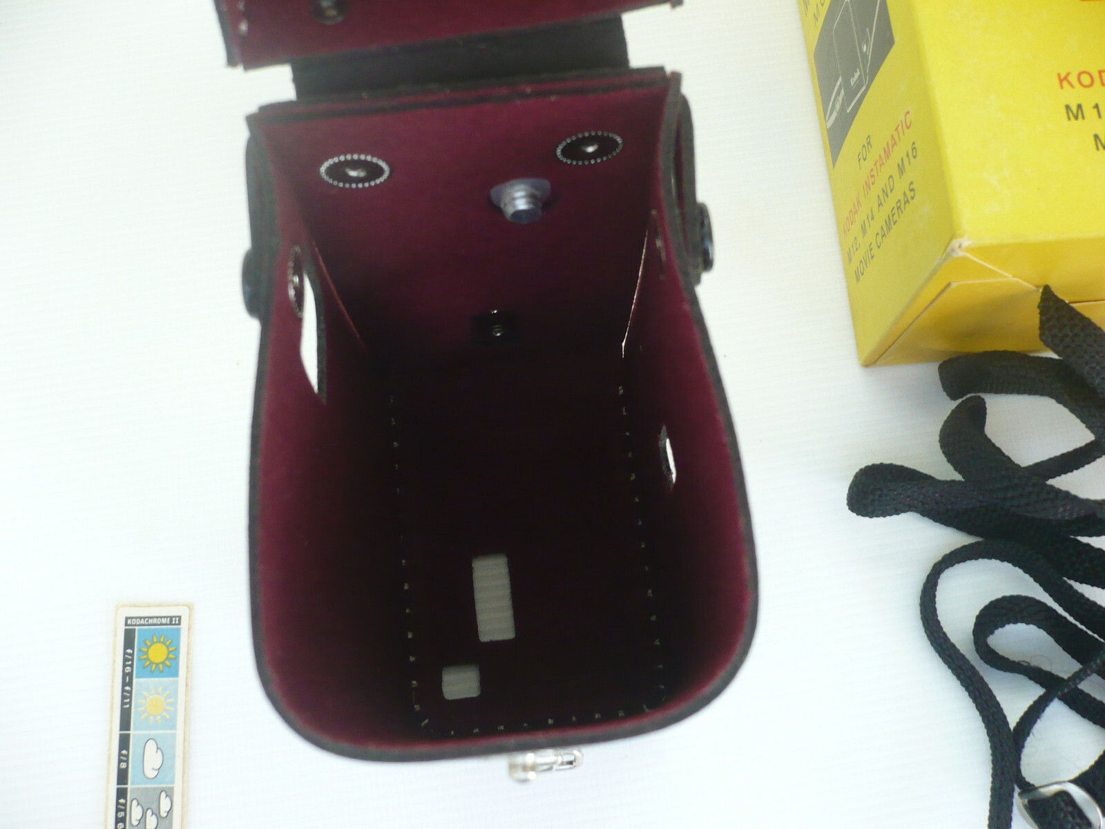 Vintage Kodak Instamatic Movie Field Case w/Carrying Strap Model A in Box NEW