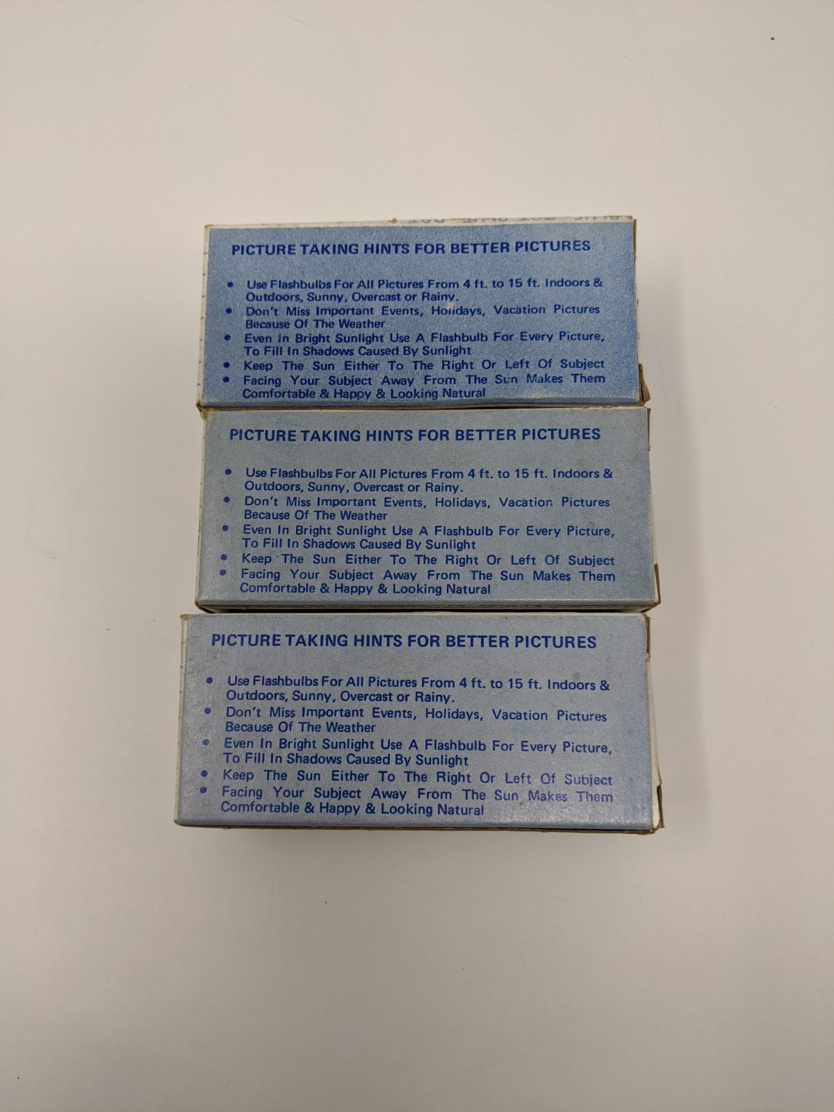 Vintage Flash Cubes Blue Dot Sylvania Westinghouse New Sealed