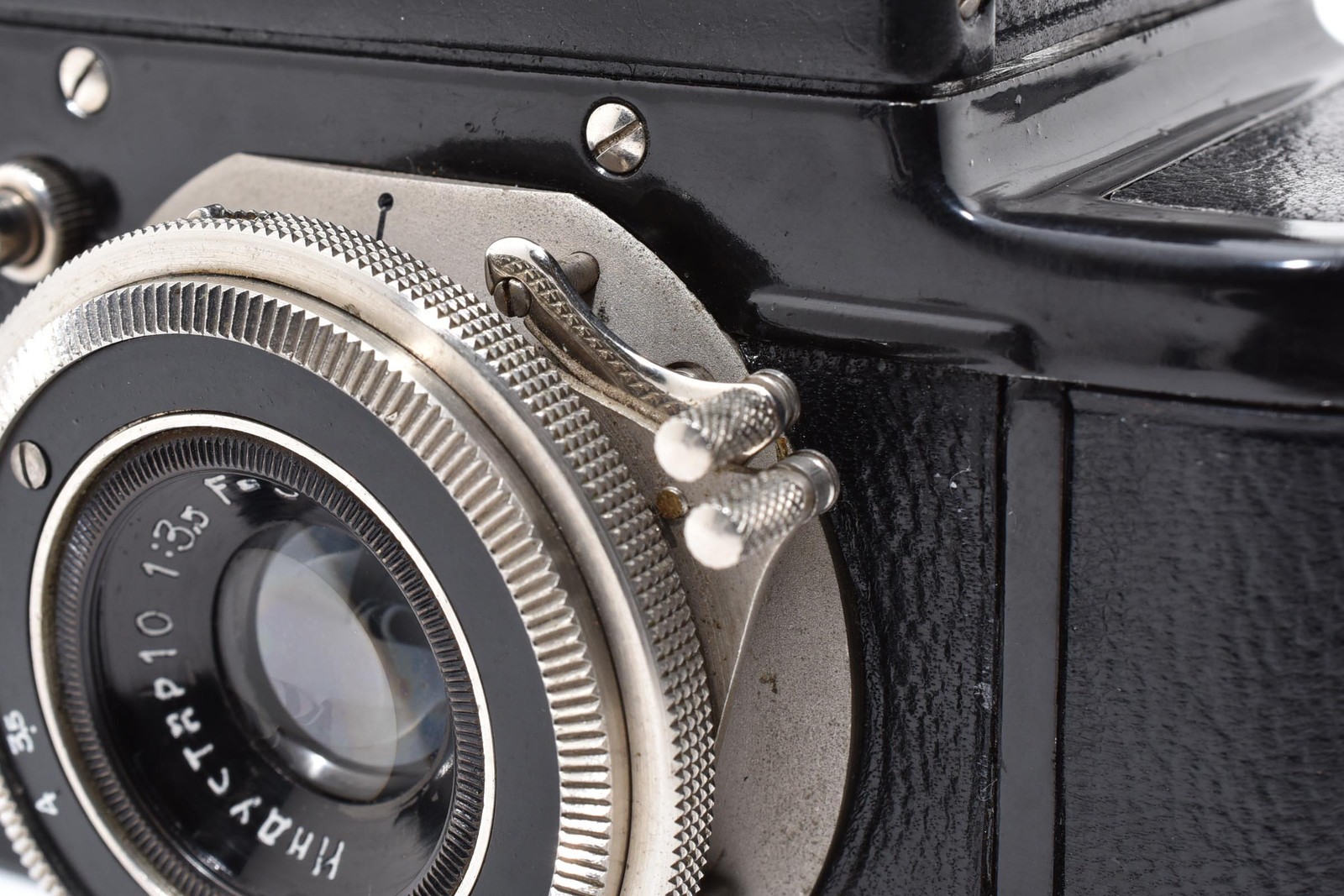 [Near MINT] Gomz Sport Cnopm Camera 3.5 5cm Lens + Leather Case From JAPAN