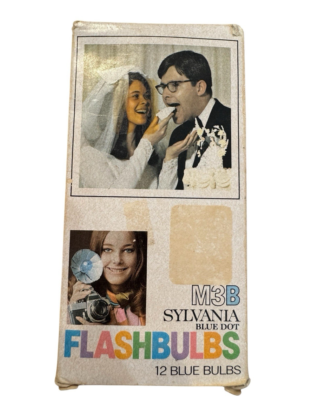 VTG Sylvania Blue Dot Flashbulbs M3B Selling For Nostalgia – Untested – 12