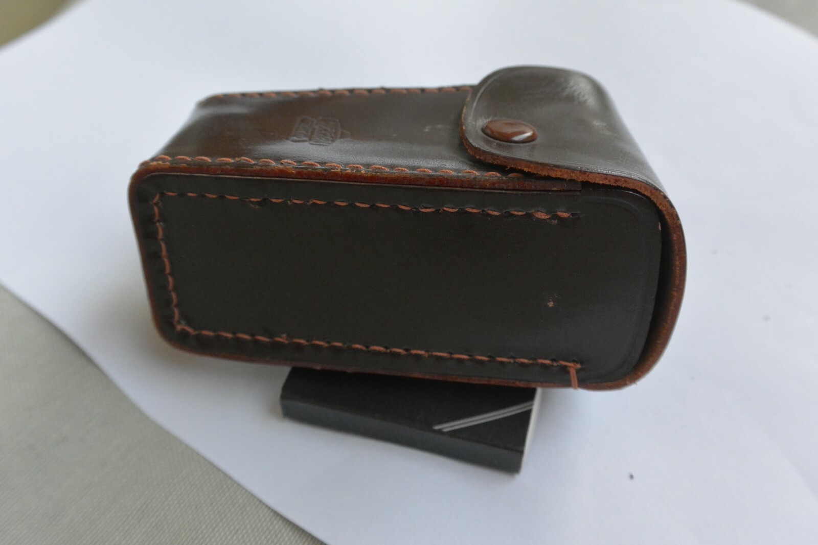 Original Leather Case Nippon Kogaku for Pocket Fan Flash Vintage