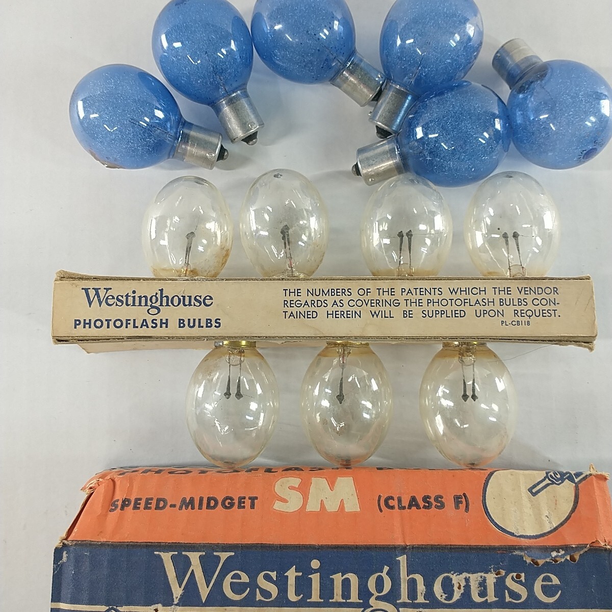 Vintage Photo Flash Bulb Lot Sylvania Westinghouse SM Speed Midget NOS