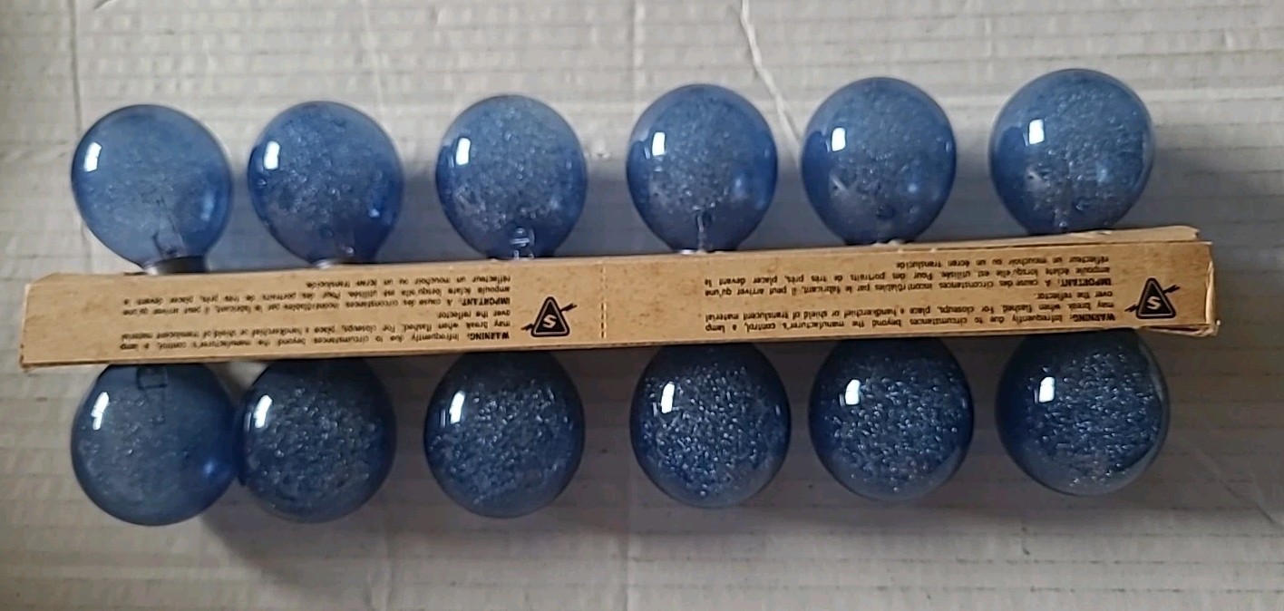 Vintage Sylvania Blue Dot Press 25B Flashbulbs 12pk Untested