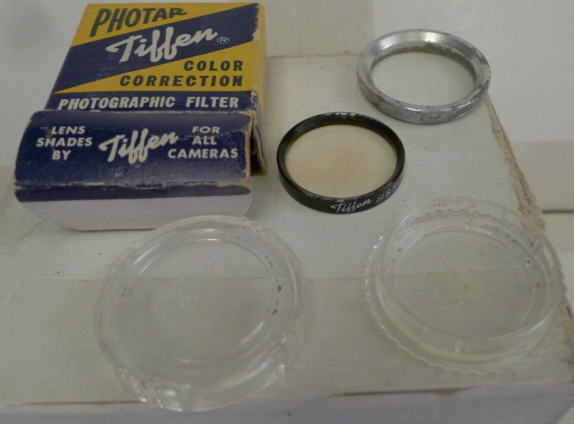 Tiffen 85-C Series 5 Photar Filter with Box, Case & Adapter