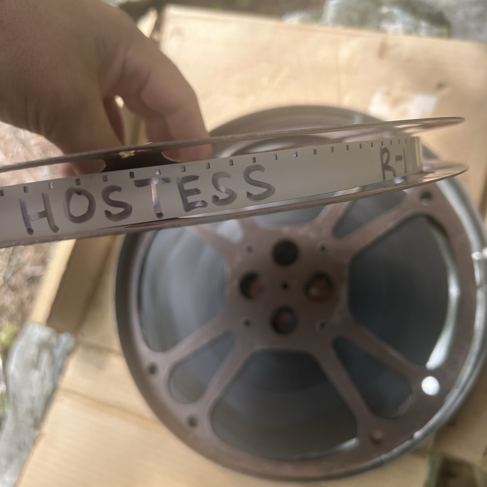 Vintage 1940s Swing Hostess Full Movie Reel On 2 Reels In Original Shipping Box