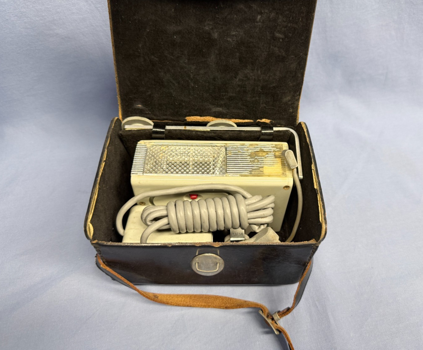 Vintage Kako Elite Transistorized Flash Untested-parts/repair Only -Leather Case