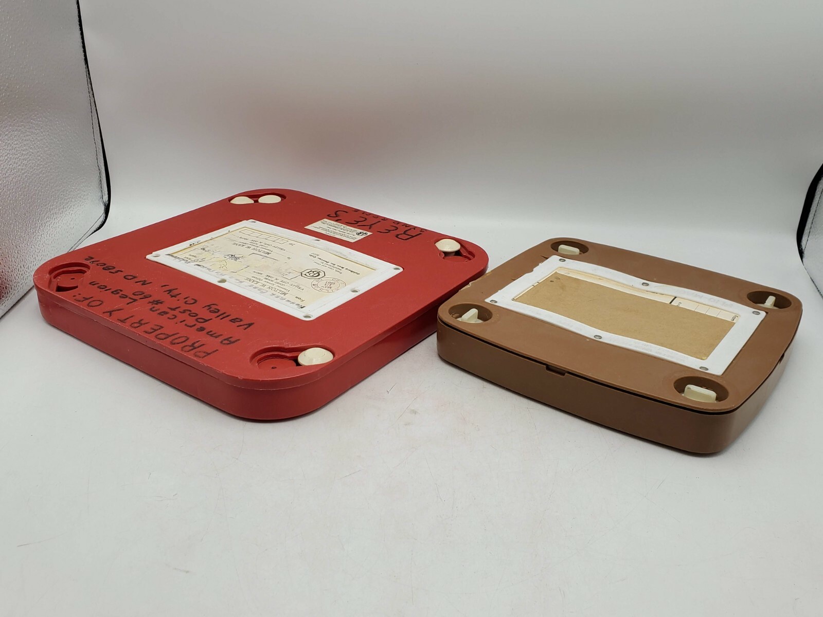 Vintage 16mm Reel Films Reye’s w/ Goldberg Bros Plio Magic Shipping Plastic Box