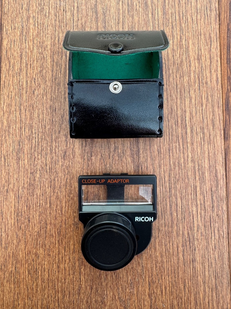 Ricoh FF-3 Close-Up Adaptor NOS in Box w/ Leather Case & Instructions Japan Made