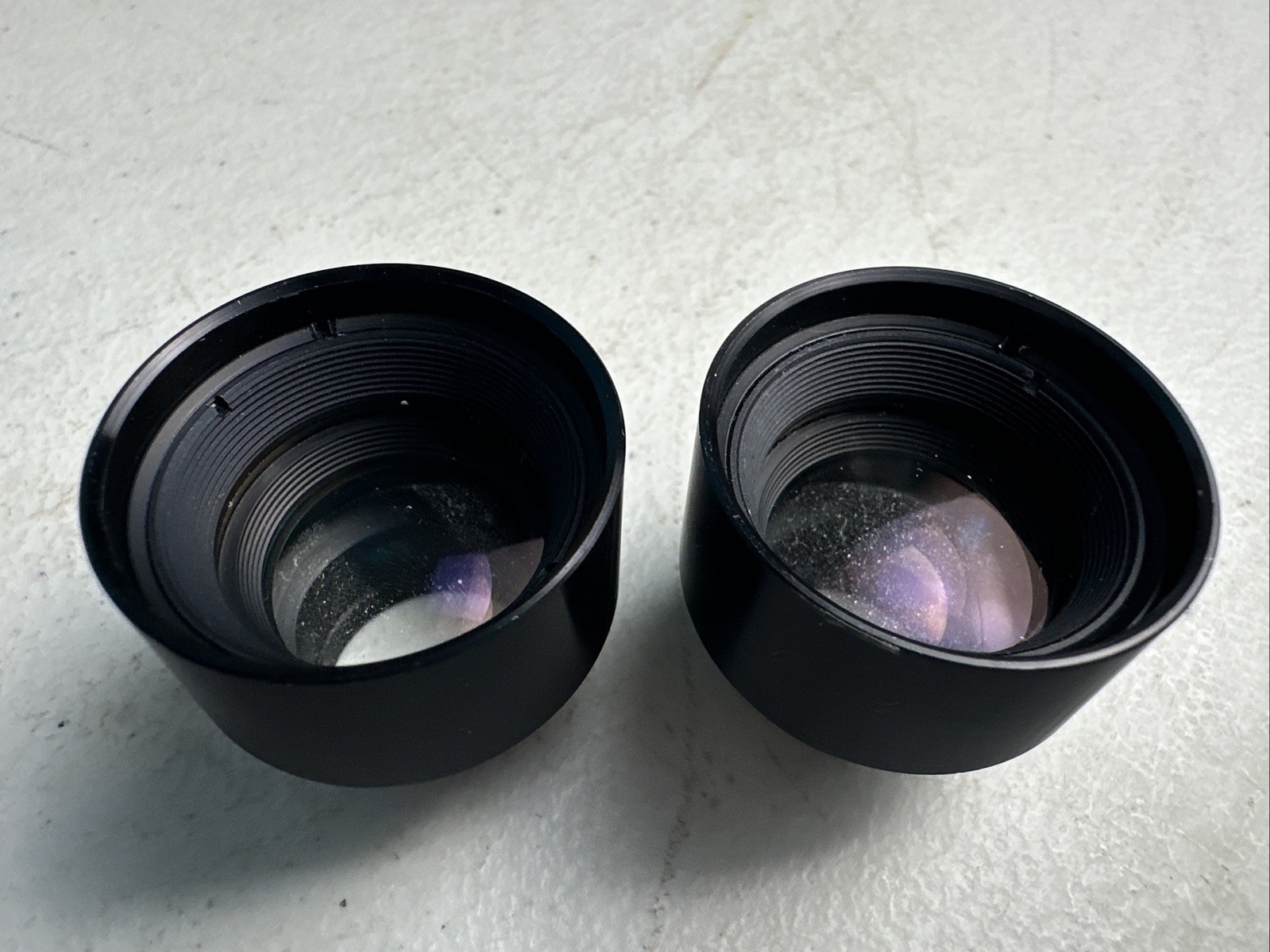 Lot of 6 Vintage Projection / Enlarger Lenses Optical Parts Threaded
