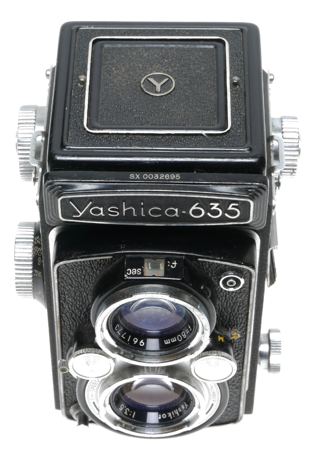 Yashica 635 Dual Format 120 35mm TLR Camera 1:3.5 F=80mm