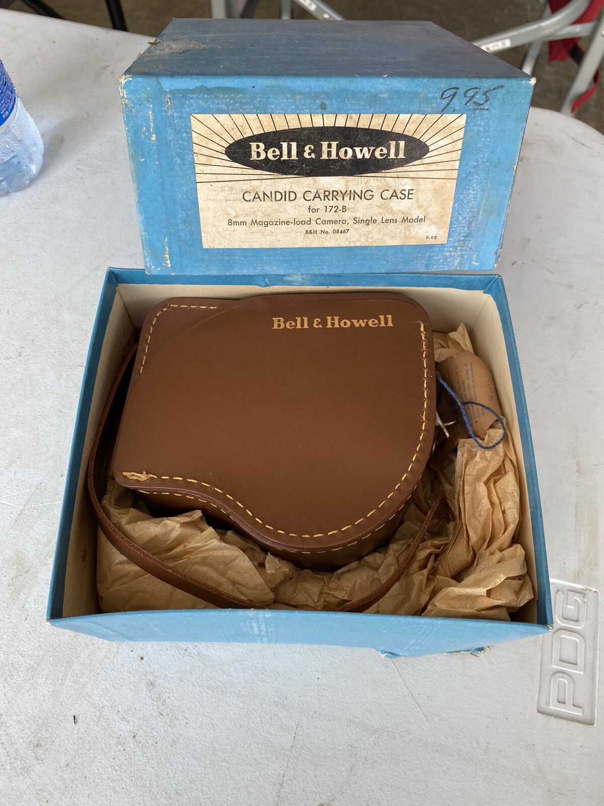 Vintage Bell & Howell Candid Carrying Case For 172-B Camera 08467 NOS