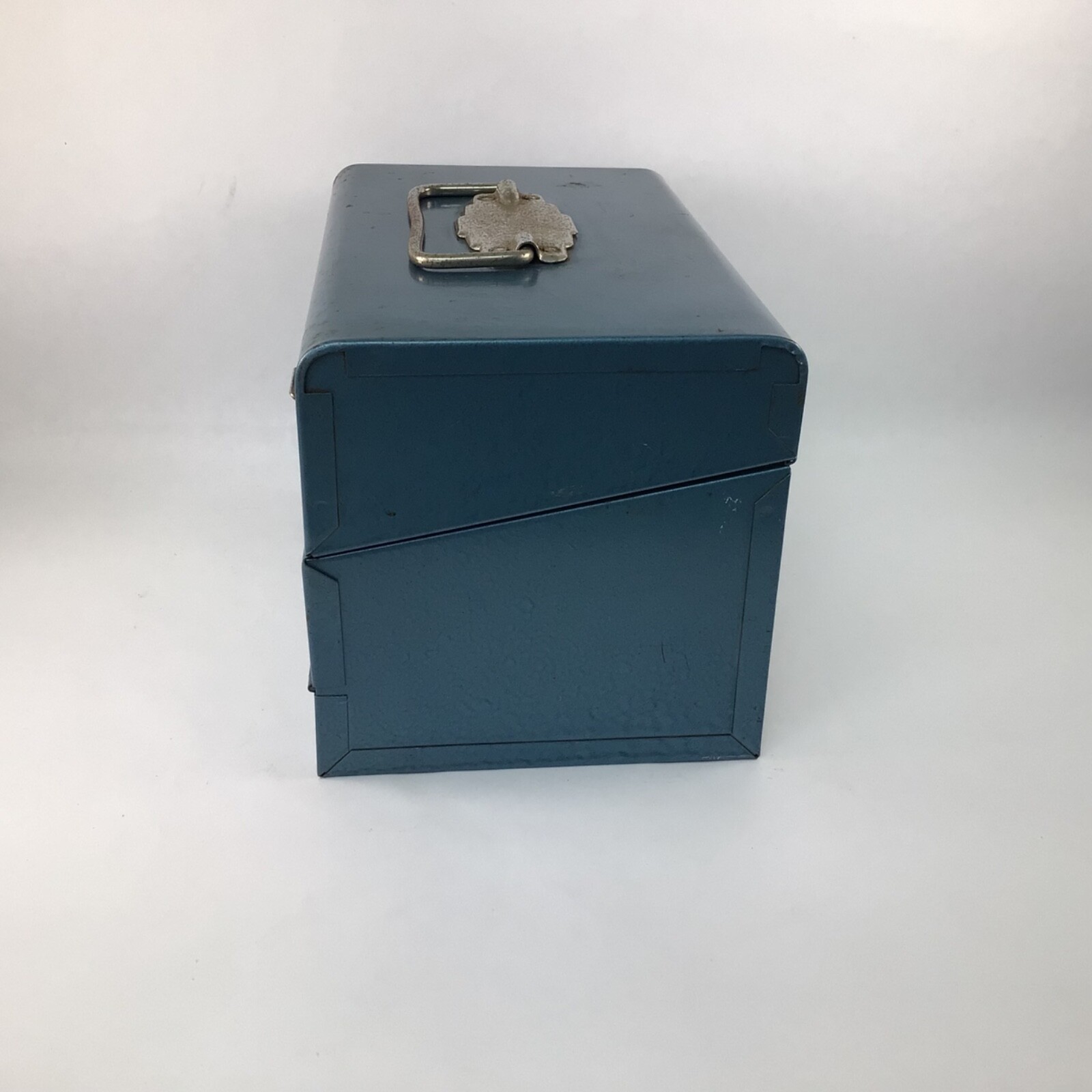 Vintage Metal Storage Box for 12 8mm Movie Reels Chest Box Storage