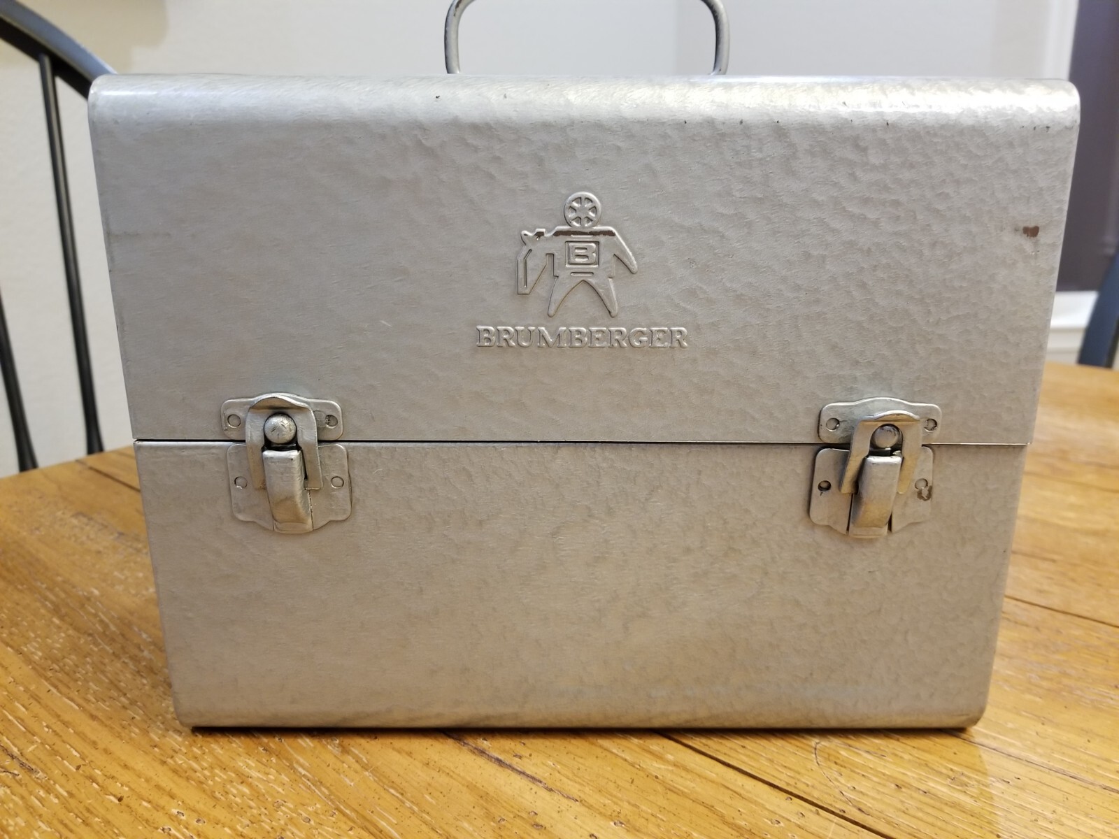 Brumberger Metal Carrying Case Holds 12 7″ Reels