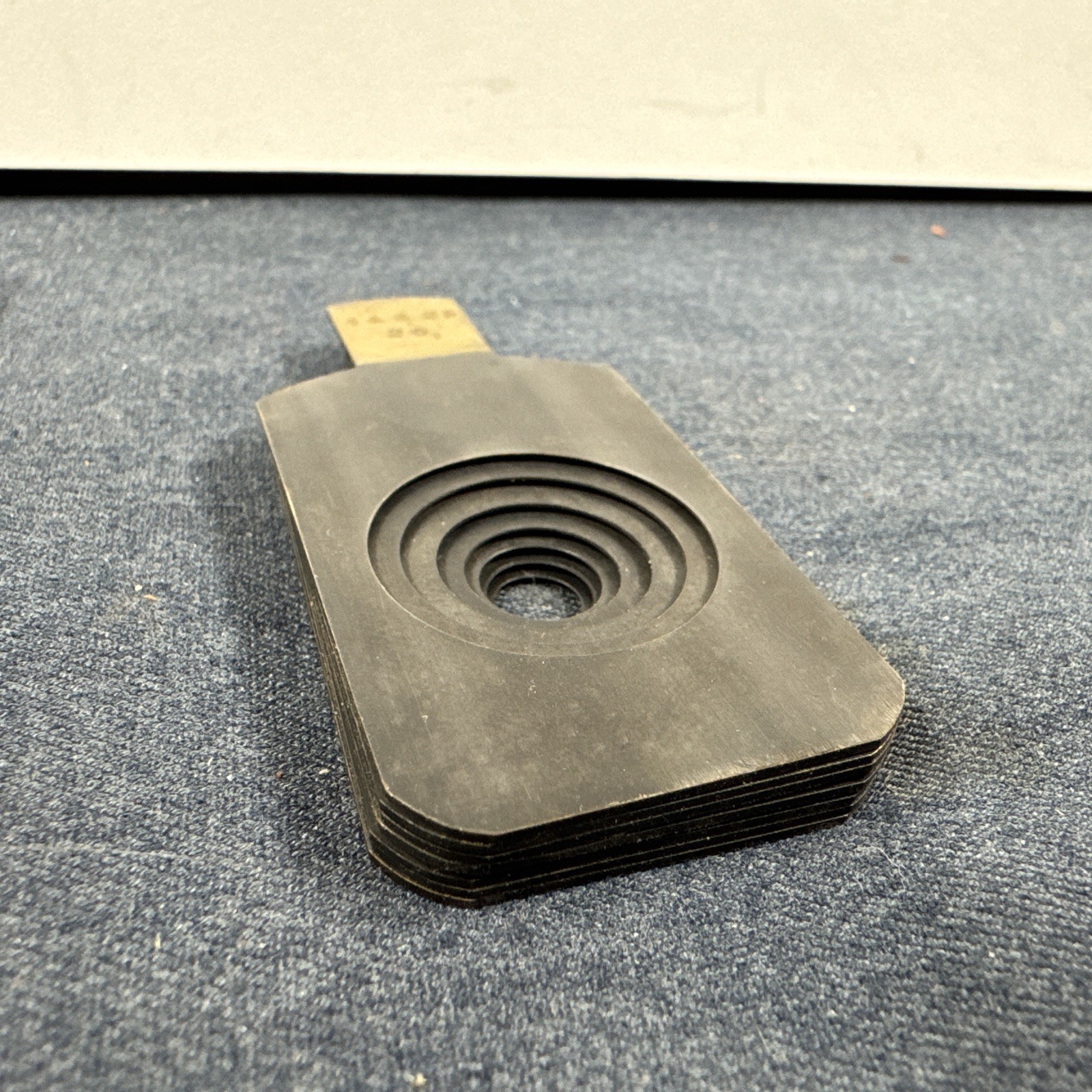 7 Brass Dallmeyer Waterhouse Stops for Rectilinear Landscape 8×10 No.3 Lens