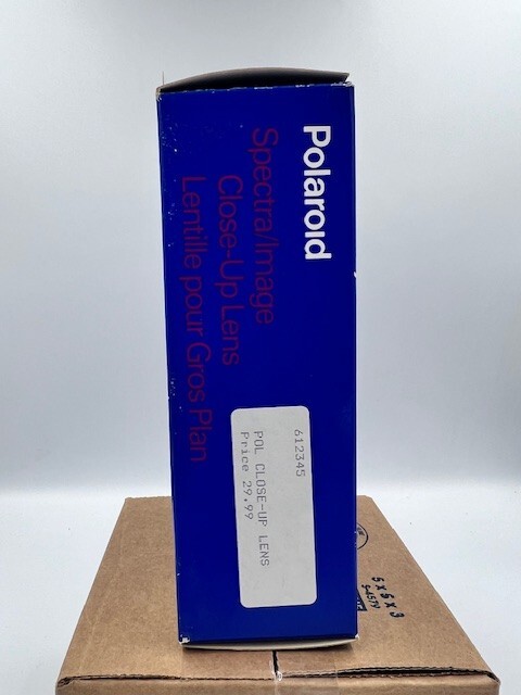 Vintage ￼Polaroid Spectra/Image Close Up Lens with Case, Book & Original Box