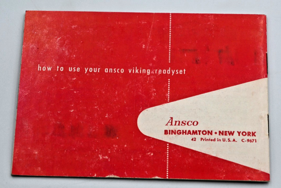 Vintage Ansco Viking Readyset folding camera JN400