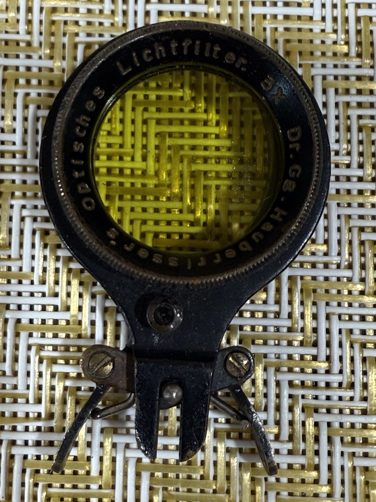 Optisches Lichtfilter. 3X Dr. GB. Hauberrisser`s Rare Robot Camera Clipon Filter