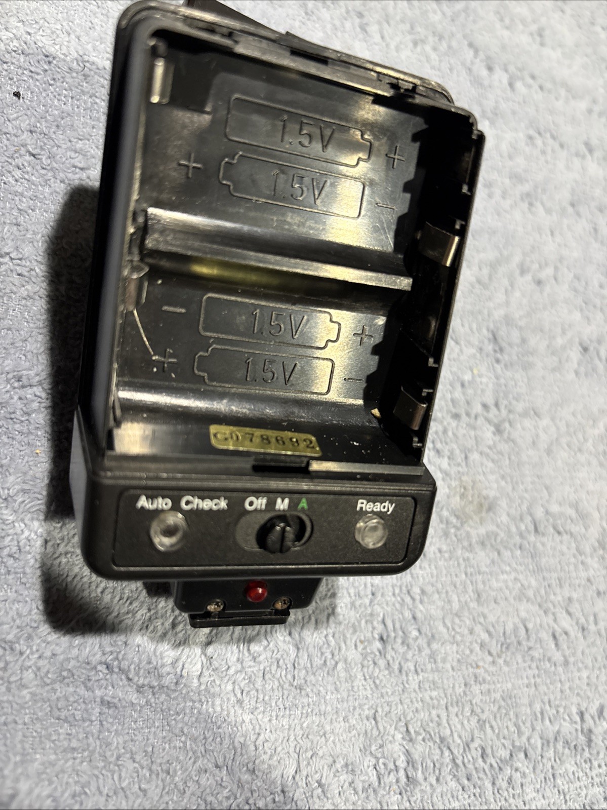 Vintage Achiever 115A Hot Shot Camera Flash Good Powers on and Test Flashes USED