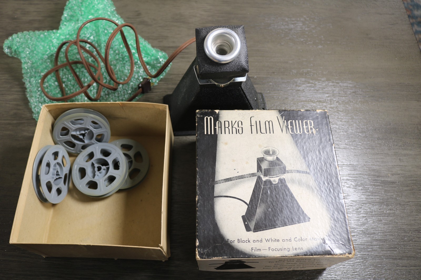 Vintage Marks Film Movie Viewer 8mm With box Untested