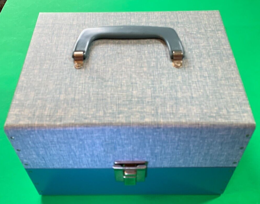 LOT of 12 Unused Dual 8 Scherer Movie Reels + Cans + Inserts + Metal Carry Case