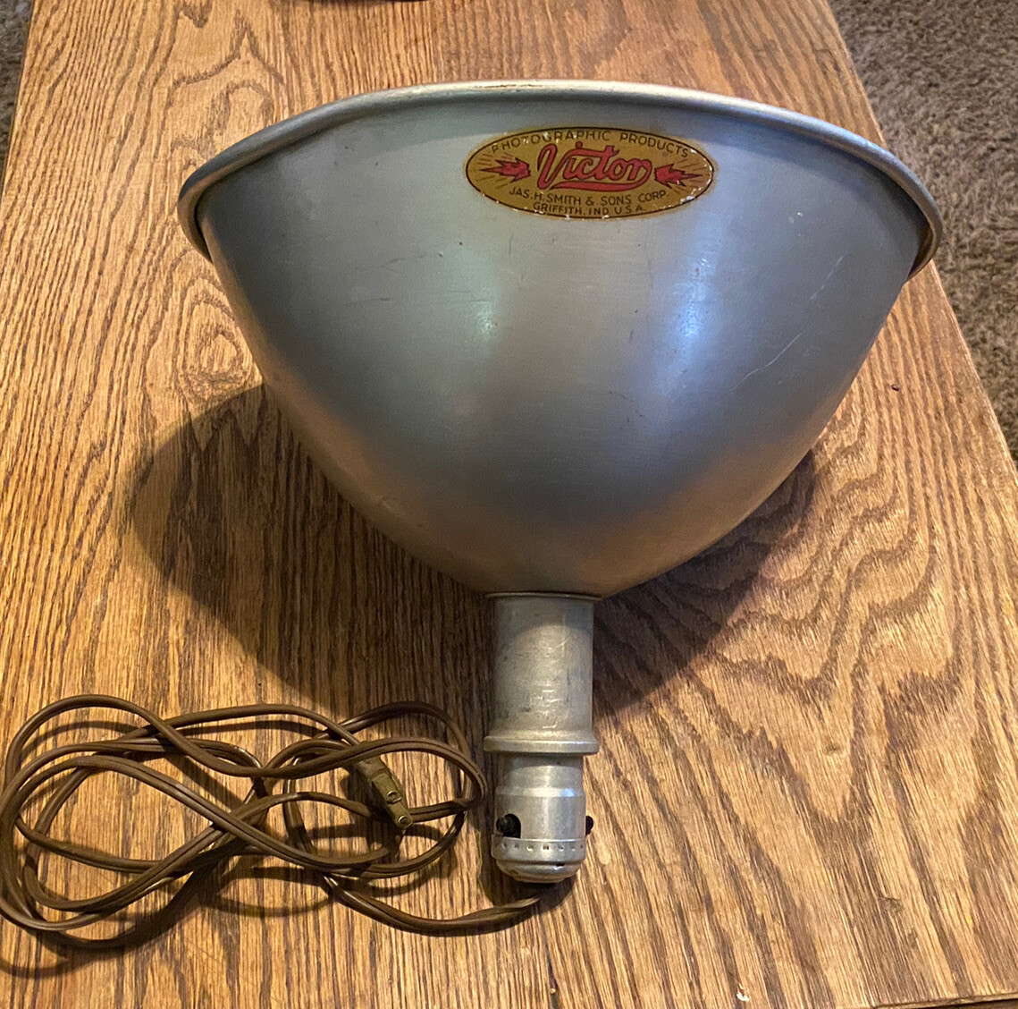 Vintage Victor Photography Light Bezel Jas. H. Smith & Sons Corp.