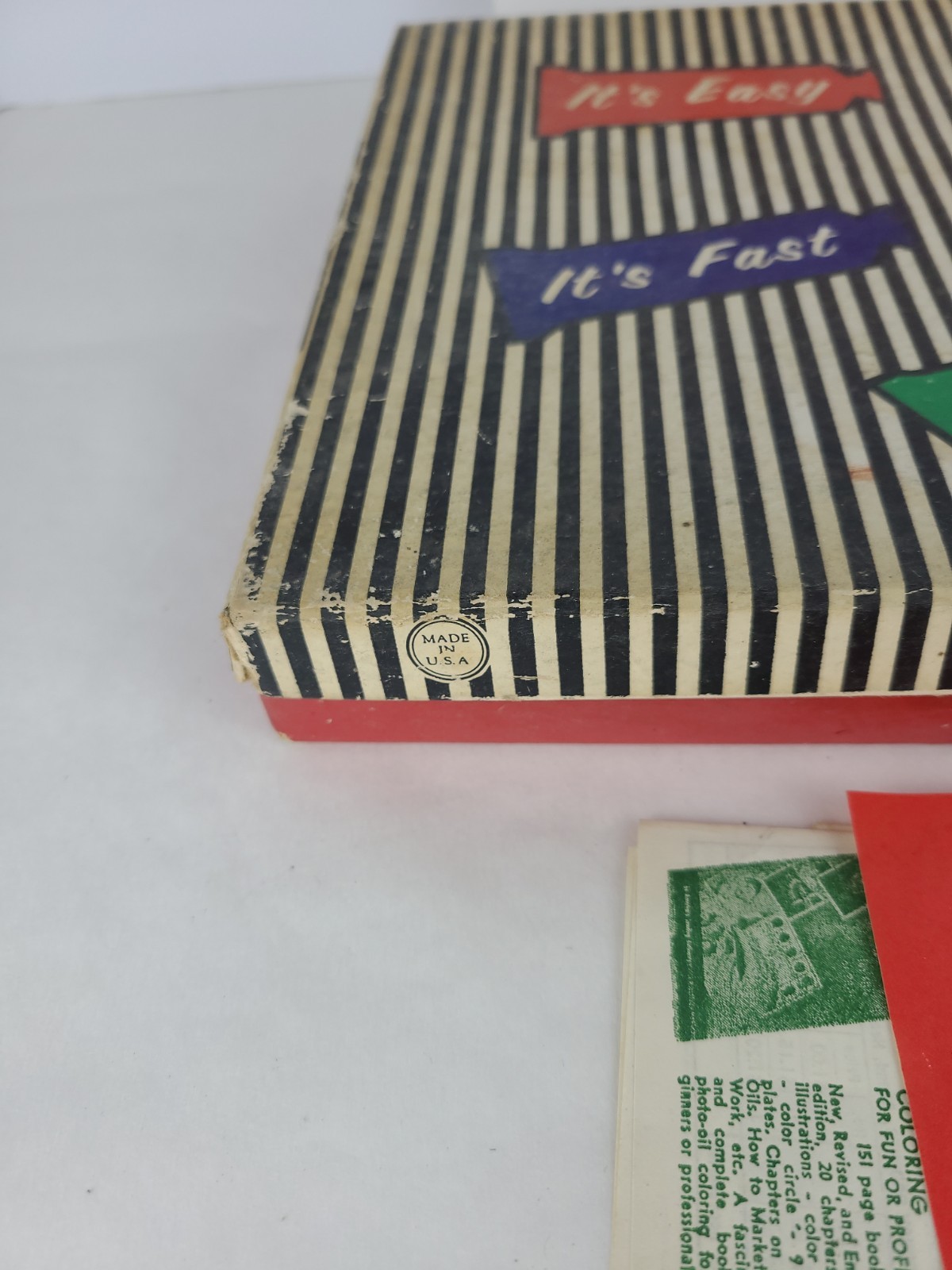 Vintage Marshall’s Photo Oil Colors Art Kit Hobby Prop – See Photos