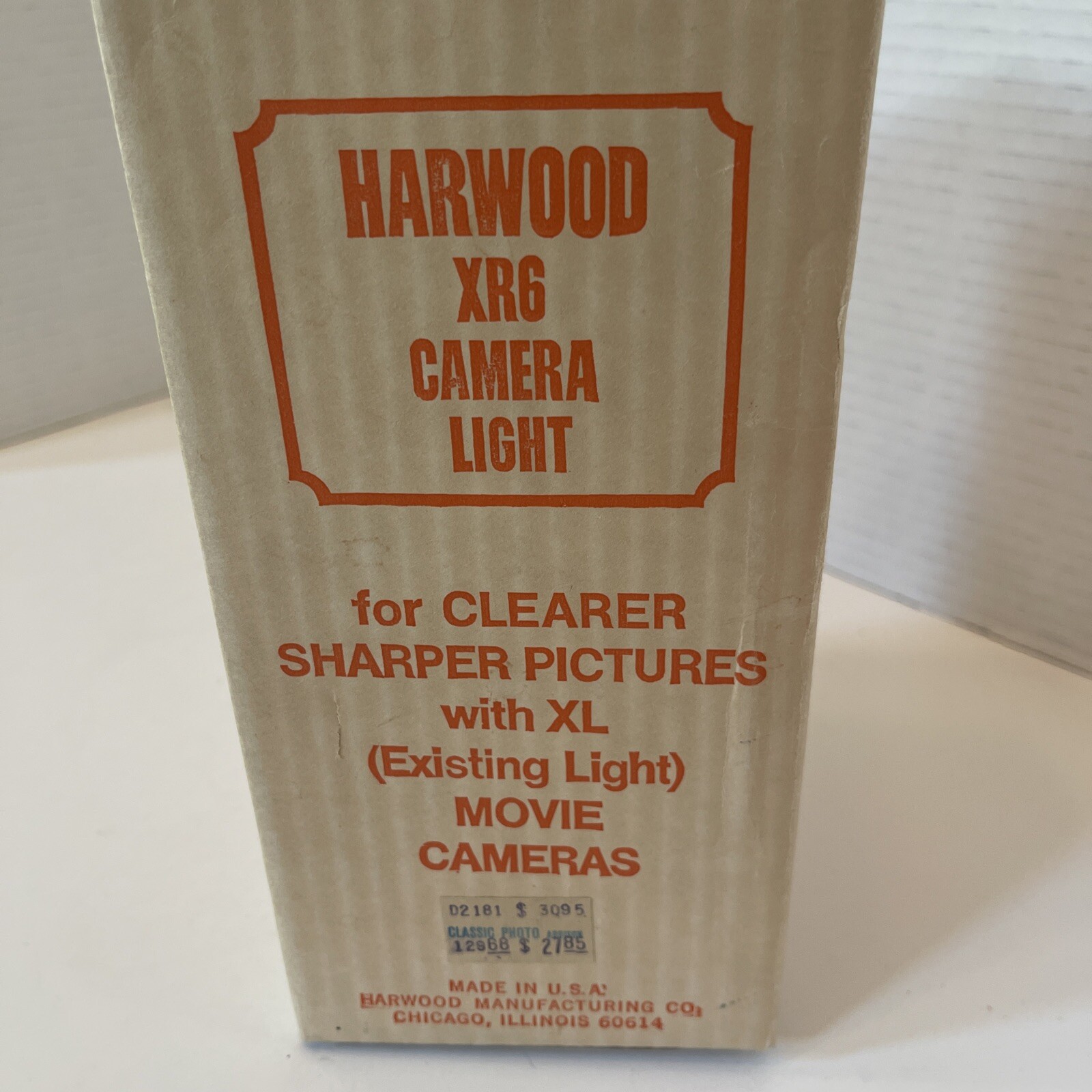 Vintage Harwood XR6 Camera Light