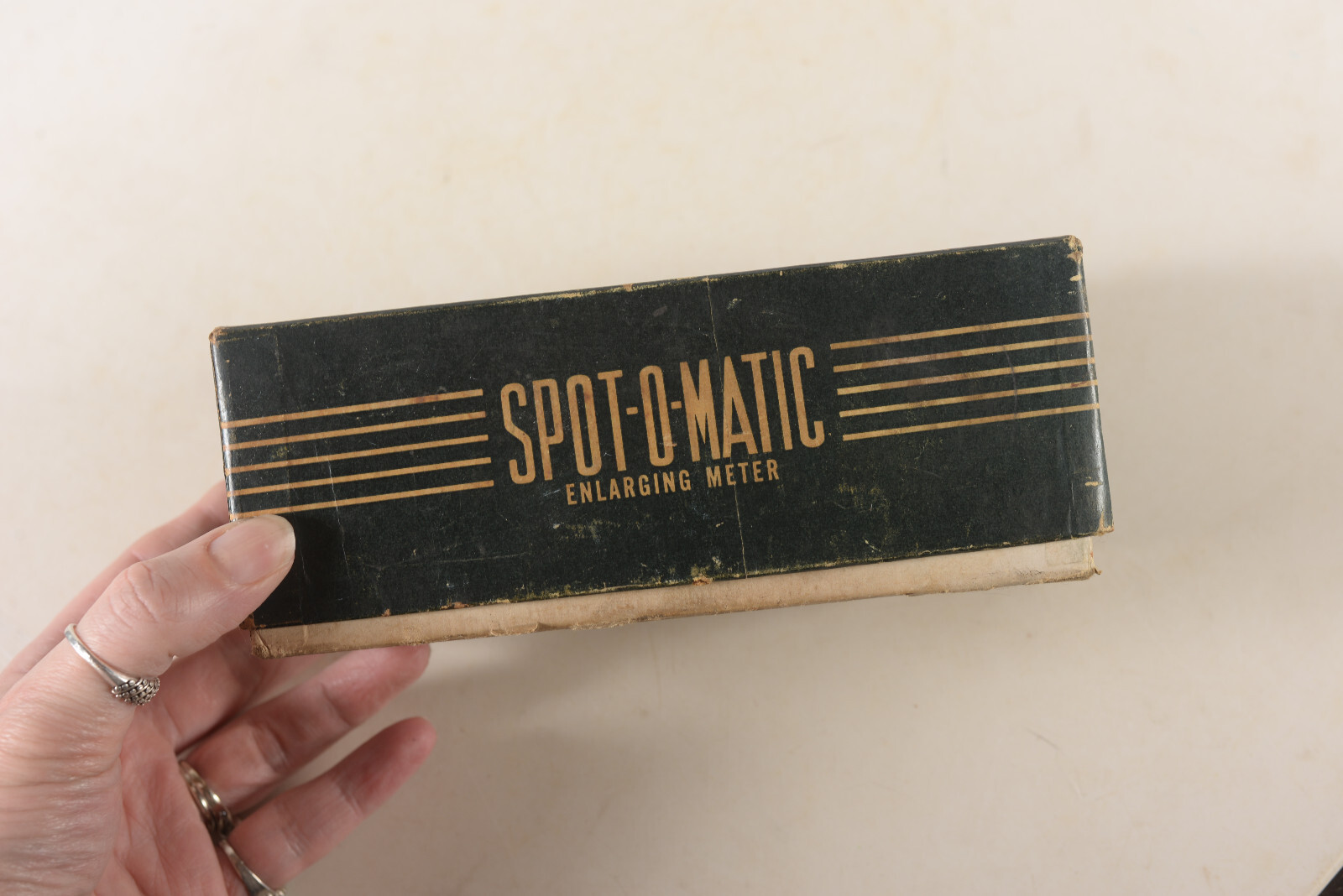 Kinnard Company Spot-O-Matic Enlarging Meter w/ box and instructions Untested