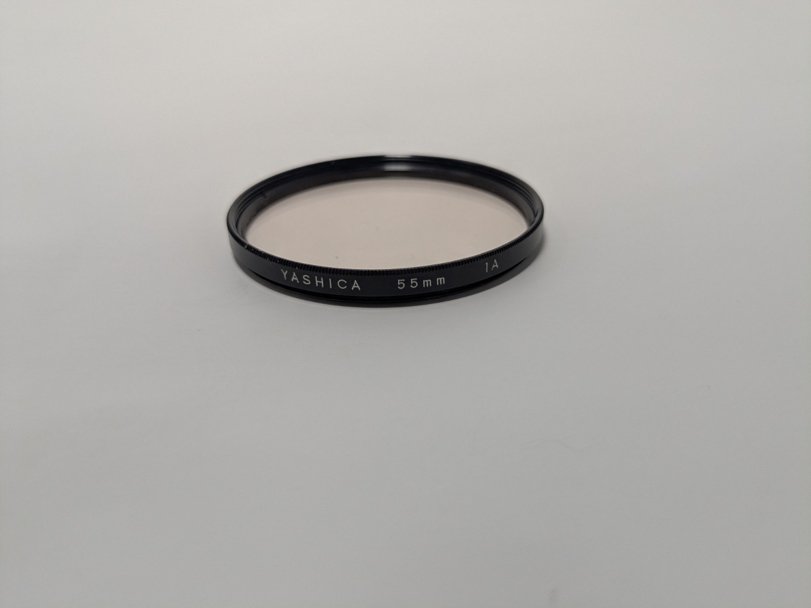 Yashica 1A Lens Filter 55mm Black Made in Japan Vintage Red