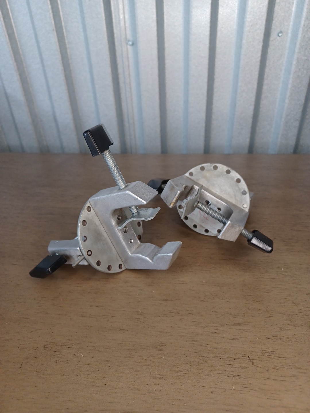 Pair Of Vintage Photography Clamps Claw