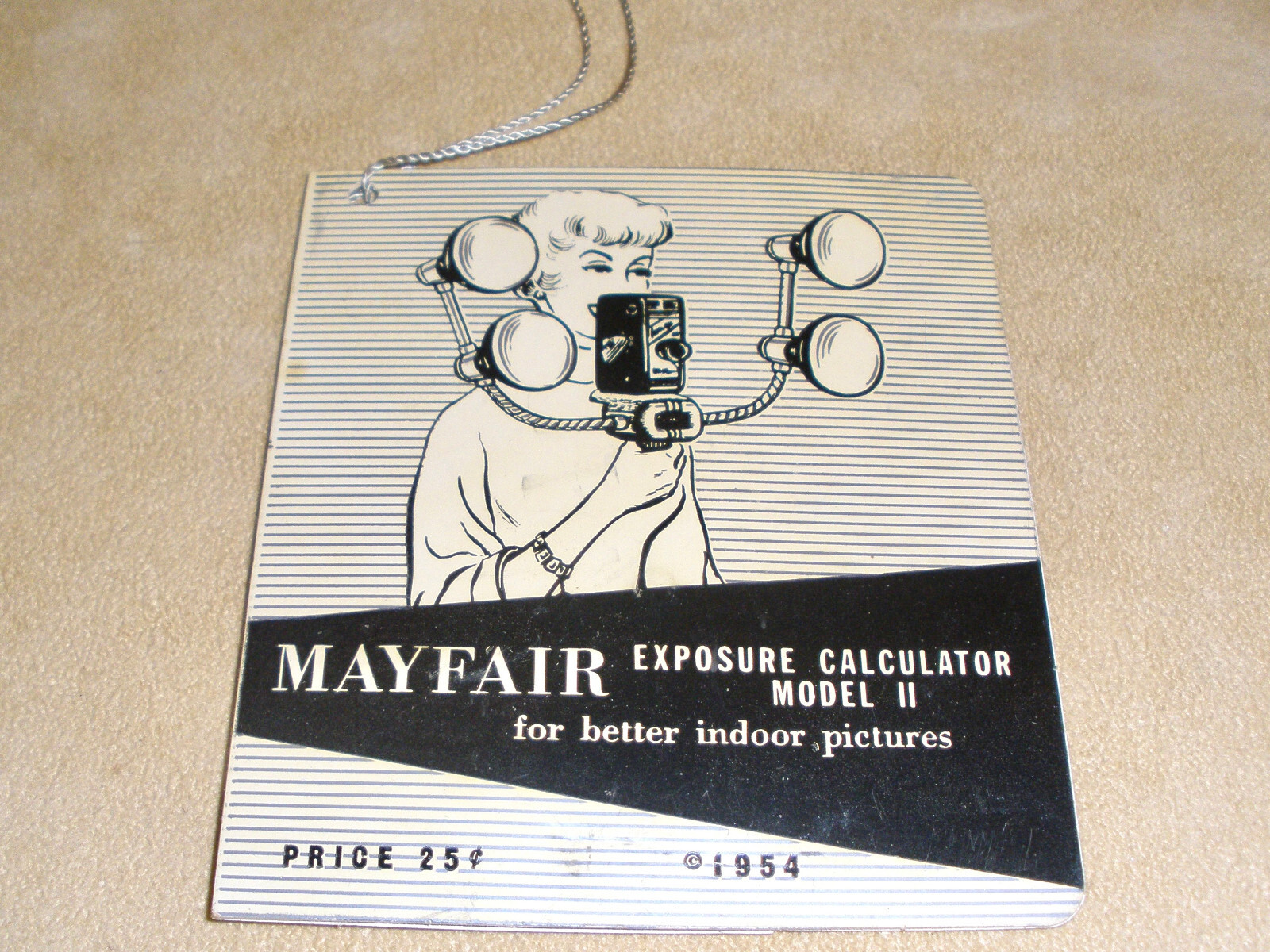 Never Used 1954 Flexmaster Camera Light Extension Bar w/ Box & Instruction Book