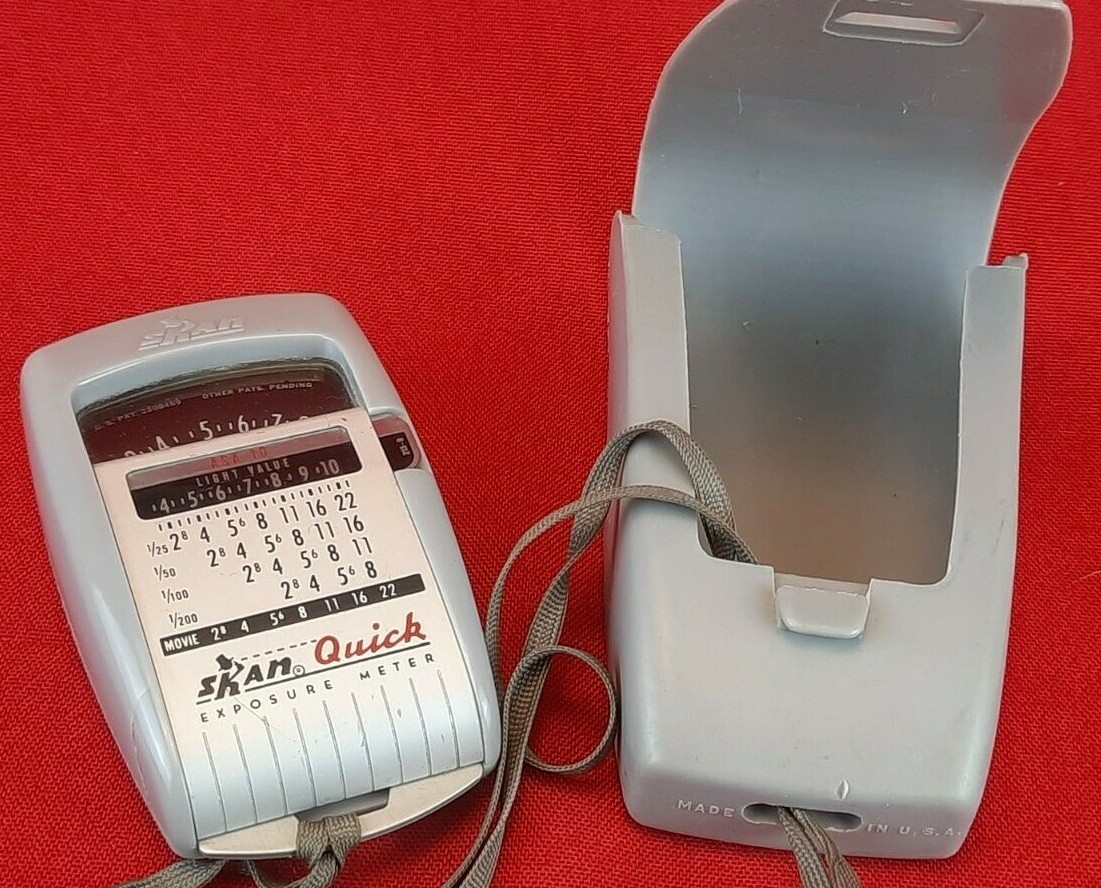 Vintage “Skan Quick” Camera Light Exposure Meter Made in Chicago USA by GM Labs
