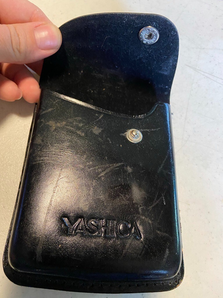 Vintage Yashica Leather Lens Camera Holder