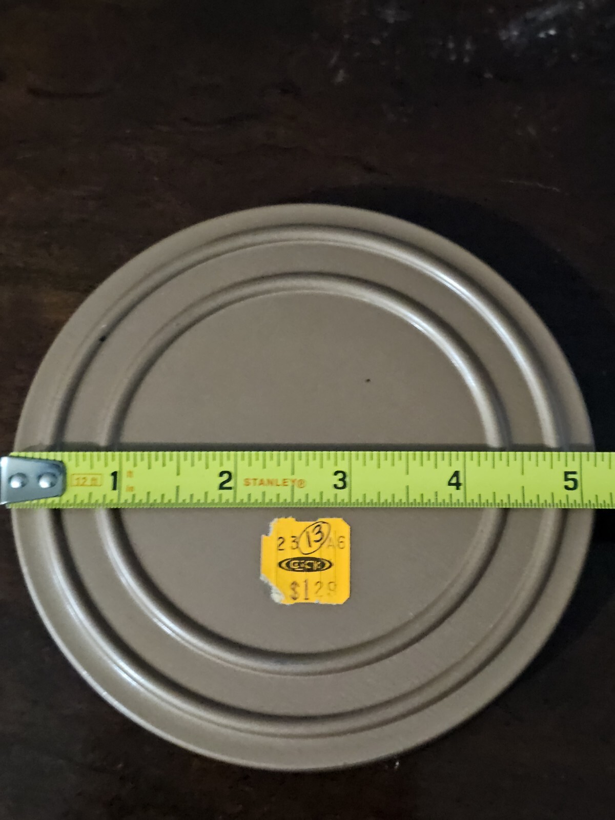 Dual 8 Metal Film Reel Canister Can 5 inches