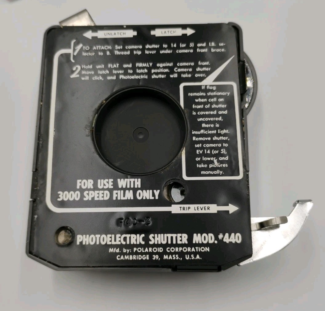 Vintage Polaroid Photoelectric Shutter #440A w/Original Box – Un-Tested