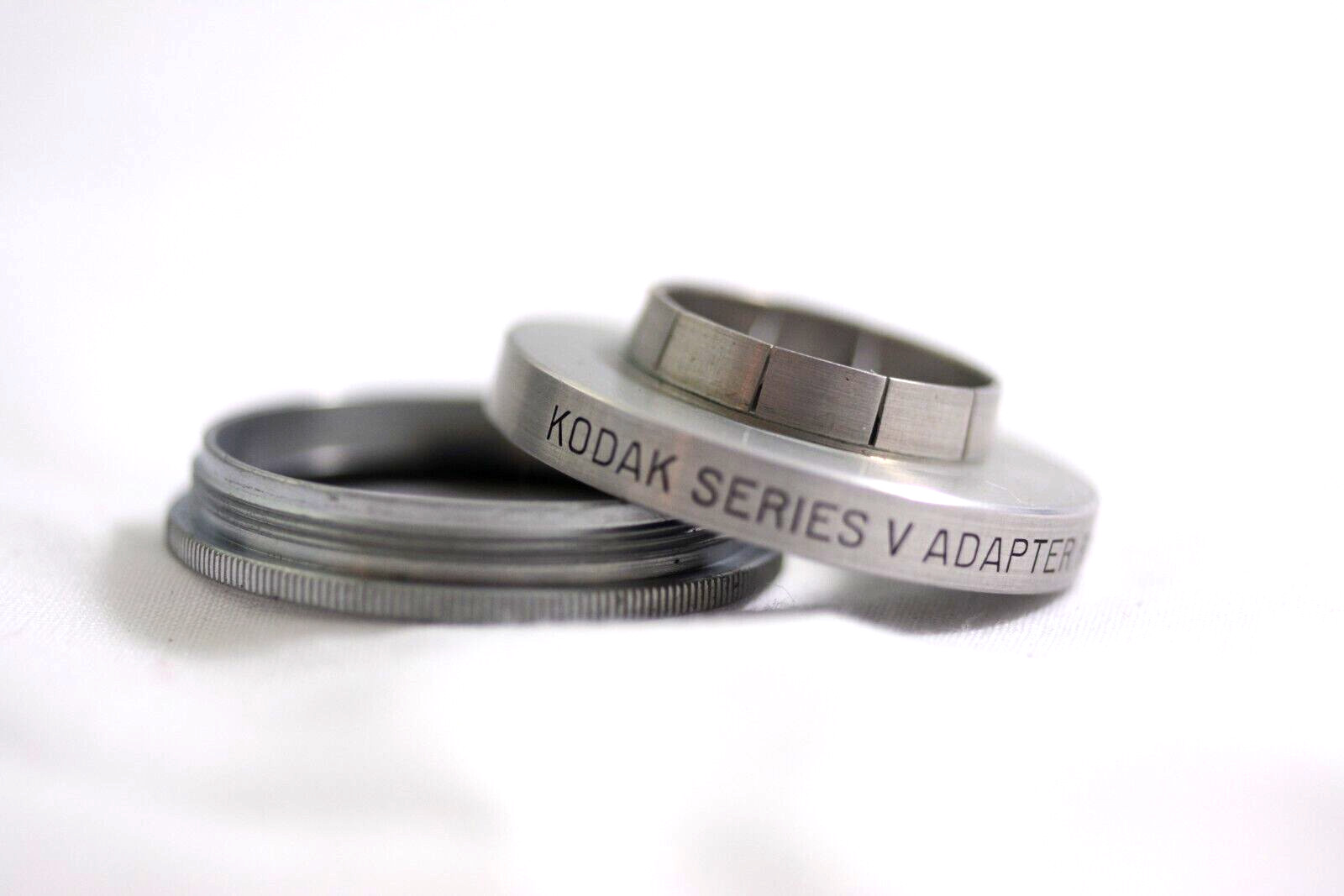 VINTAGE KODAK SERIES V PUSH-ON FILTER ADAPTER RING 13/16-20.5MM W/RETAINING RING