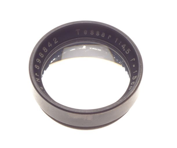 Carl zeiss jena tessar 1:4.5 f=15cm large format camera lens