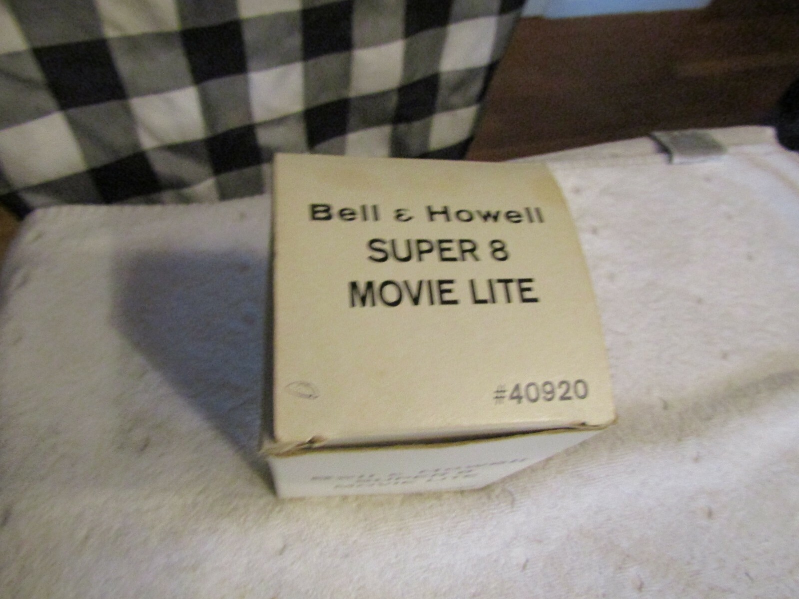 Vintage Bell & Howell Super 8 Movie Camera Lite Light 46920 w Box & Instructions