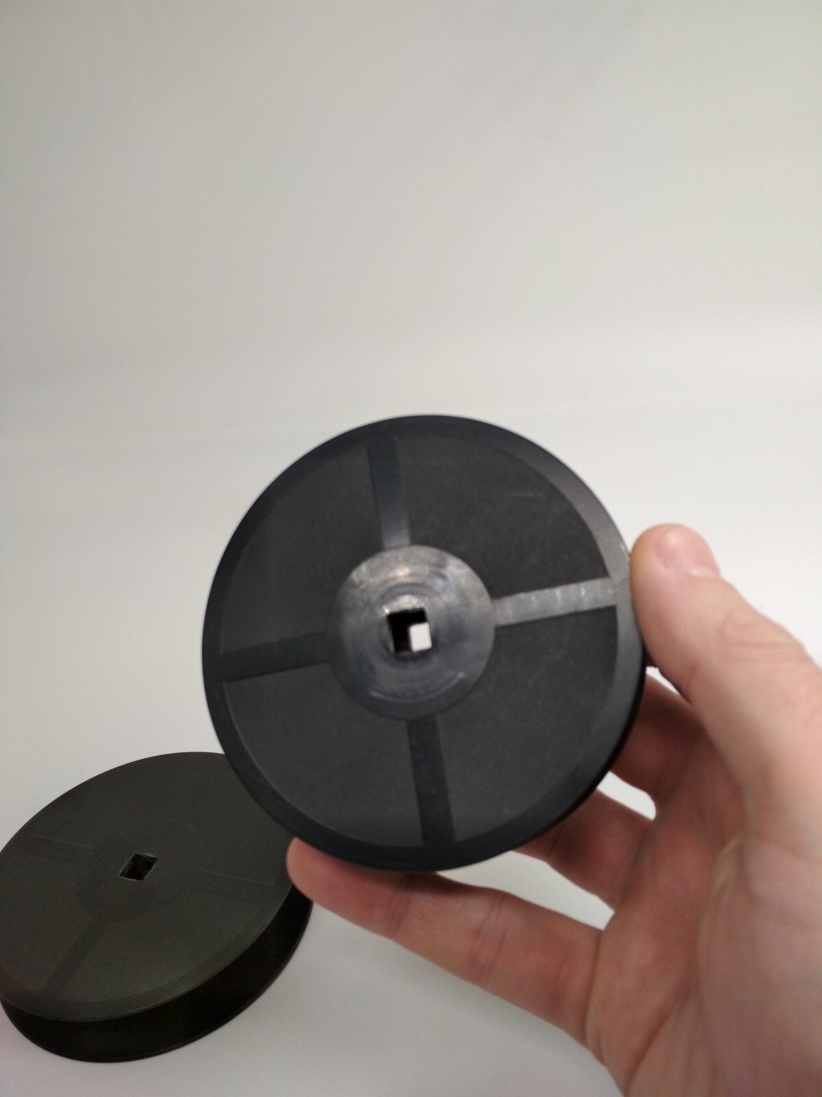 Reloadable reels for 16mm movie film, for Soviet cinema camera Kiev 16U, *632