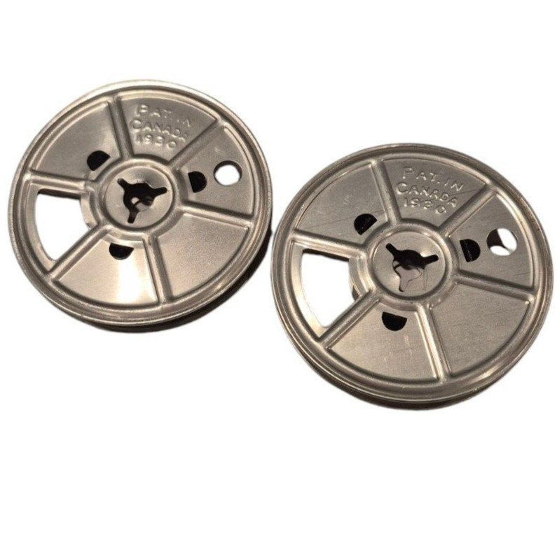 Vintage EKCO Metal Movie Reels 2 7/8″ Lot of 2 Eastman Kodak Co