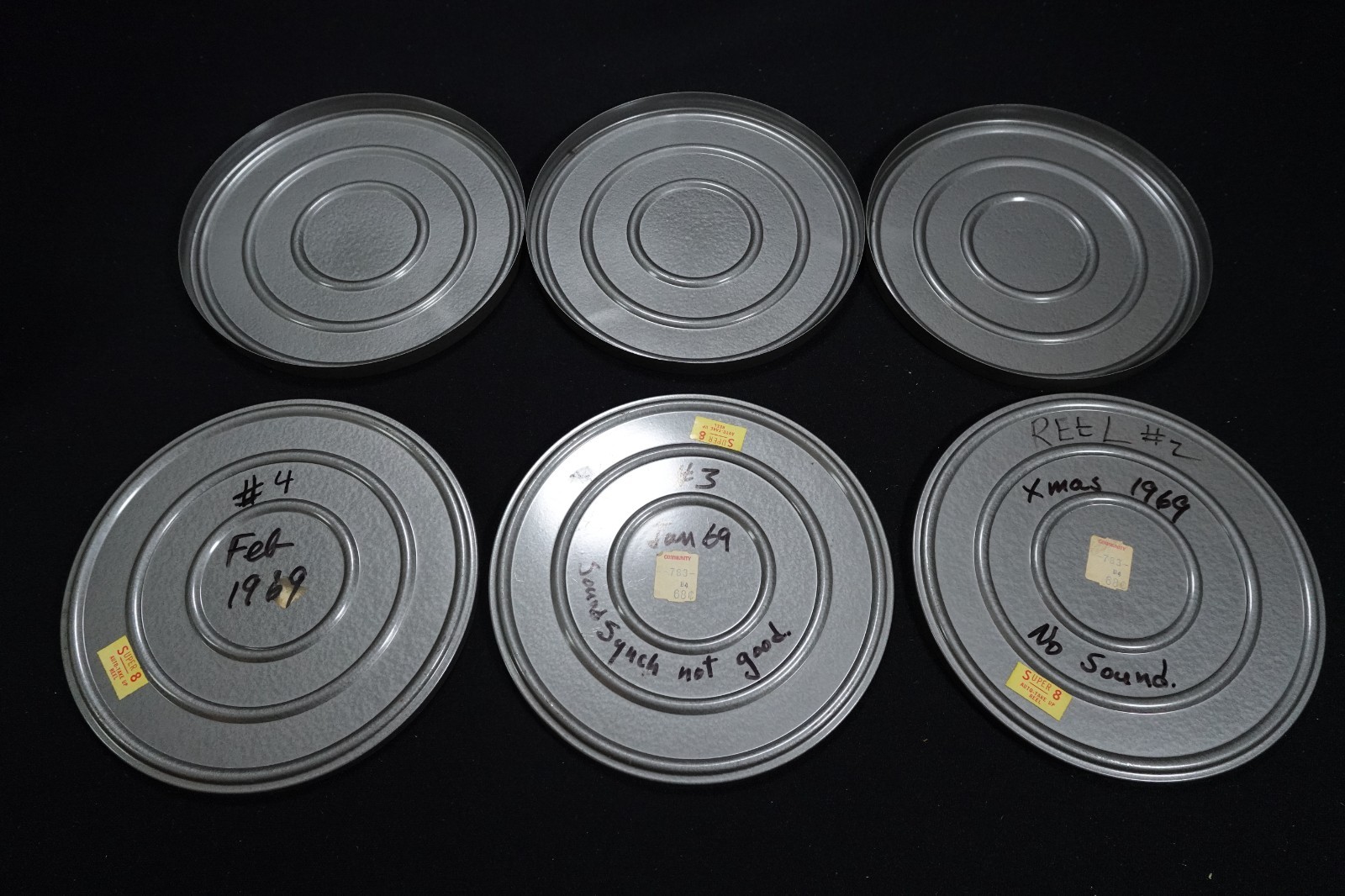 1960 Logan De Luxe Movie Reel Chest 11 – 8MM Cans/ EmptyContainers Only No Reels
