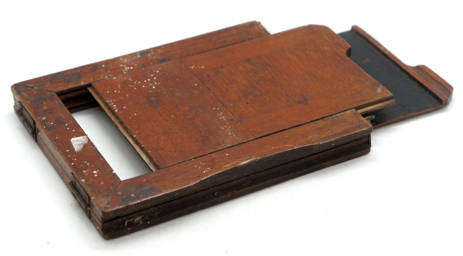 Vintage Wooden Mahogany Film Plate Holder for Large Format 3×4 ” Cameras